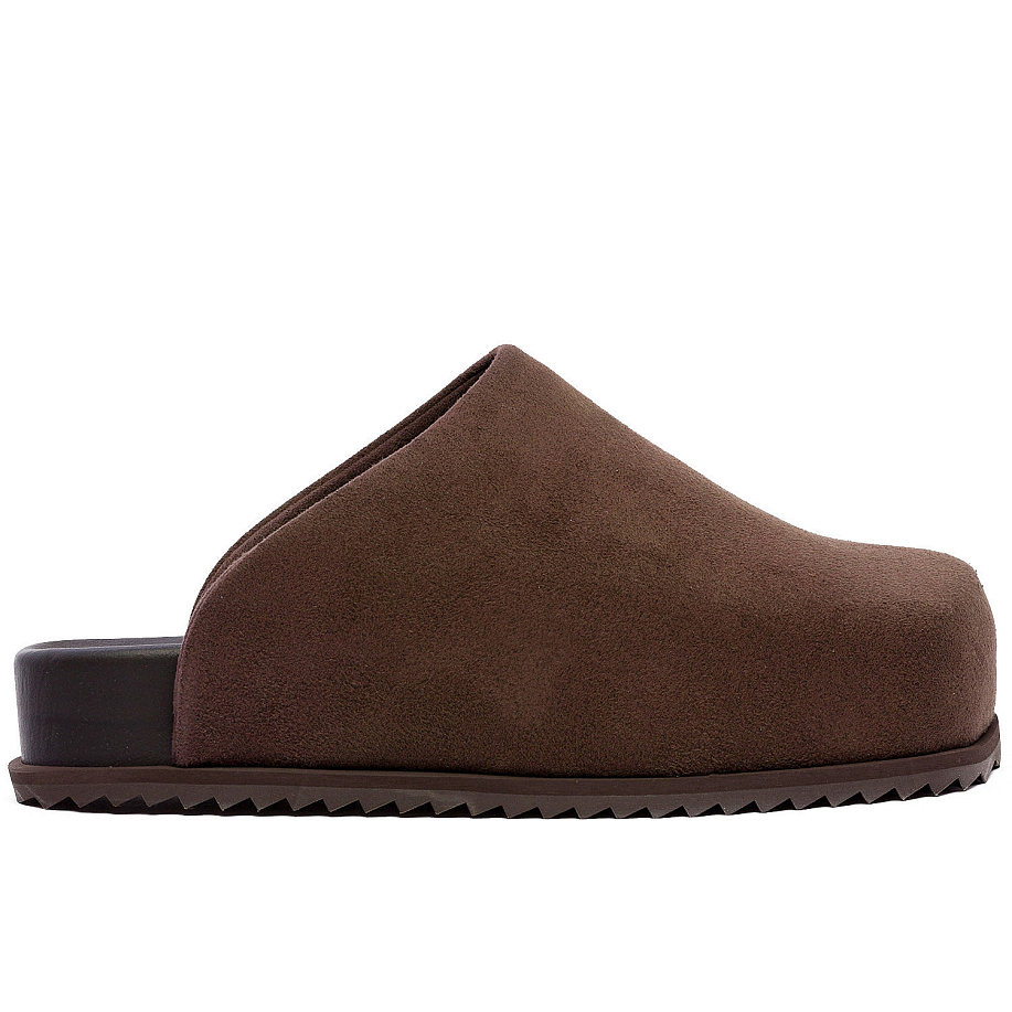 Сабо YUME YUME TRUCK SLIDE VEGAN LEATHER CHOCOLATE SUEDE - 1 фото Сабо YUME YUME TRUCK SLIDE VEGAN LEATHER в интернет магазине Peakwww.peakstore.ru - 1 фото