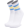Носки SPORTY & RICH SERIF LOGO SOCKS White China Blue/Almond
