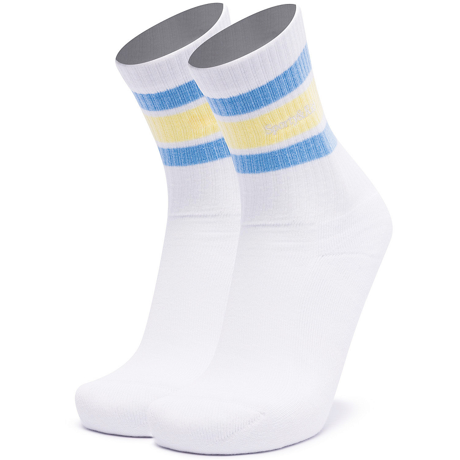 Носки SPORTY & RICH SERIF LOGO SOCKS в интернет-магазине Peak Conceptwww.peakstore.ru - 1 фото
