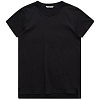 Футболка AURALEE SEAMLESS CREW NECK TEE BLACK