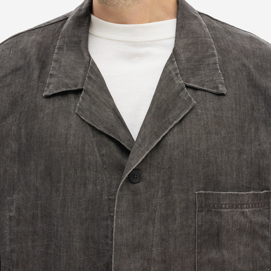 Плащ ORSLOW SUMI DYED LINEN SHOP COAT в интернет магазине Peakwww.peakstore.ru - 8 фото