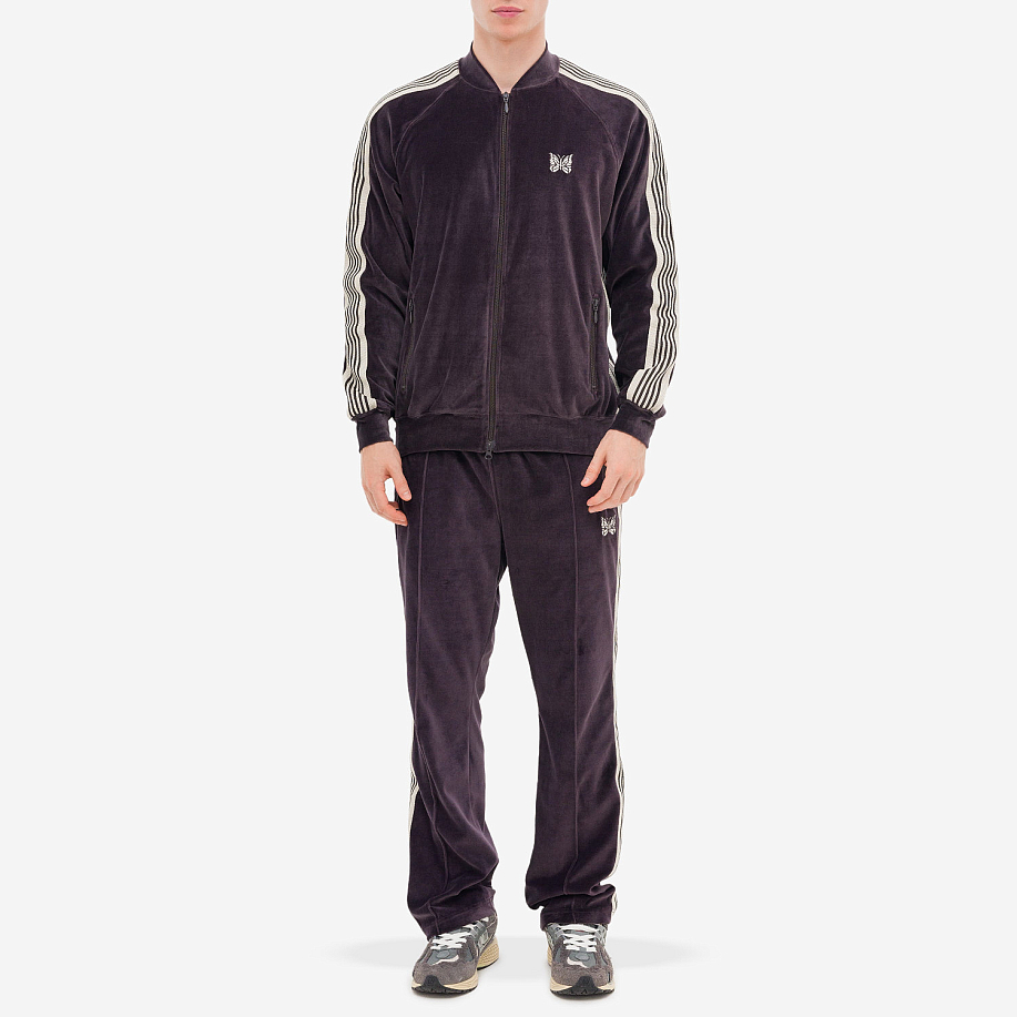 Спортивные брюки NEEDLES NARROW TRACK PANT - C/PE VELOUR в интернет-магазине Peak Conceptwww.peakstore.ru - 4 фото