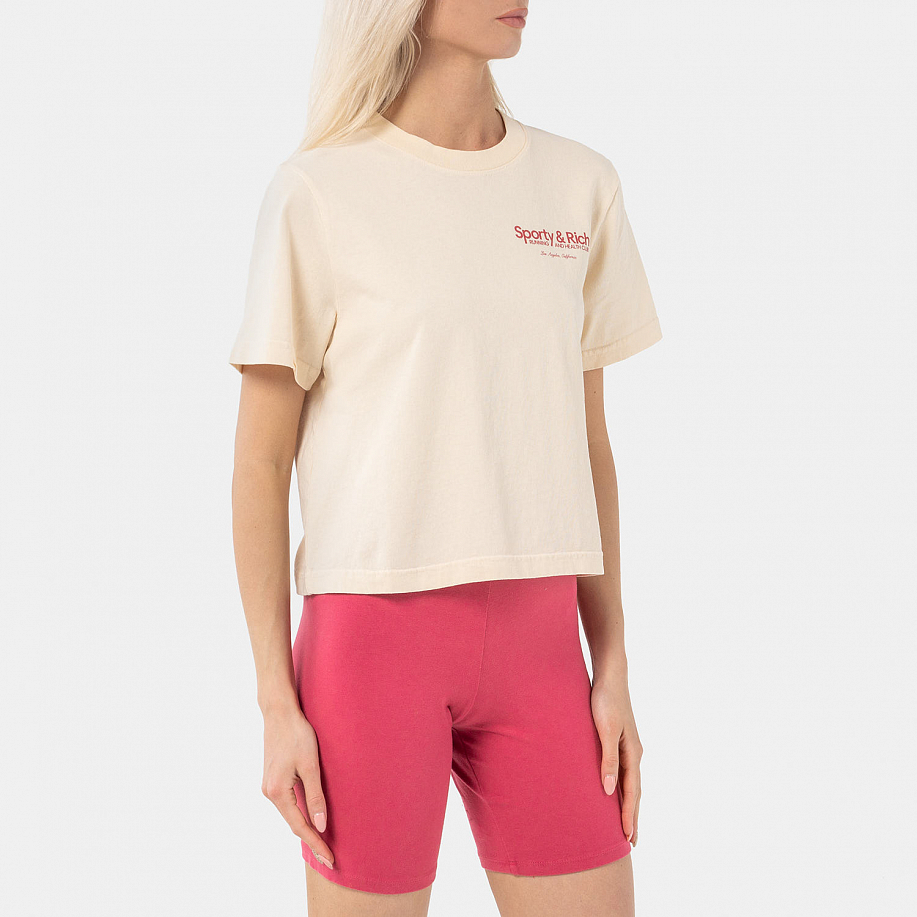 Футболка SPORTY & RICH CLUB CROOPED T SHIRT в интернет-магазине Peak Conceptwww.peakstore.ru - 2 фото