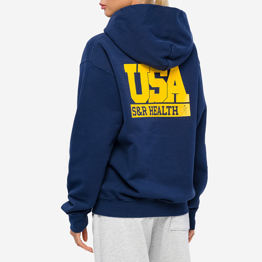 ТОЛСТОВКА SPORTY & RICH TEAM USA HOODIE - 5 фото ТОЛСТОВКА SPORTY & RICH TEAM USA HOODIE в интернет магазине Peakwww.peakstore.ru - 5 фото