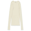 Лонгслив AURALEE WOOL SILK SOFT RIB L/S TEE IVORY