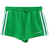 Шорты SPORTY & RICH SERIF LOGO EMBROIDERED DISCO SHORTS VERDE WHITE
