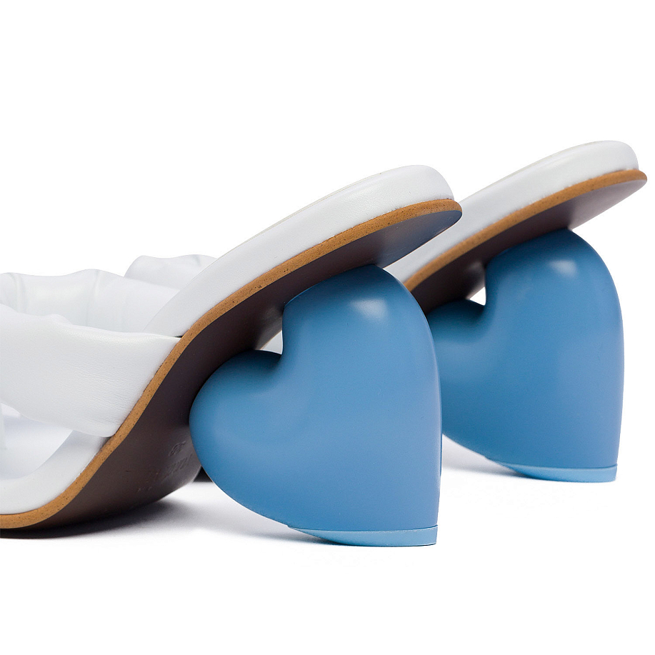 Туфли YUME YUME LOVE MULE SNOWY WHITE/ BLUE - 6 фото Туфли YUME YUME LOVE MULE в интернет магазине Peakwww.peakstore.ru - 6 фото
