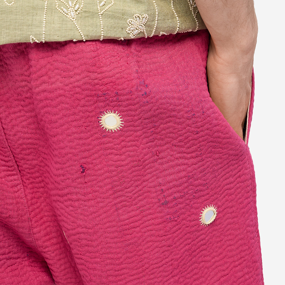 Шорты KARTIK RESEARCH PINK W MIRRORS SHORTS в интернет магазине Peakwww.peakstore.ru - 7 фото