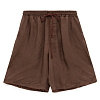 Шорты SONG FOR THE MUTE RAW LINED ELASTICATED SHORTS BROWN