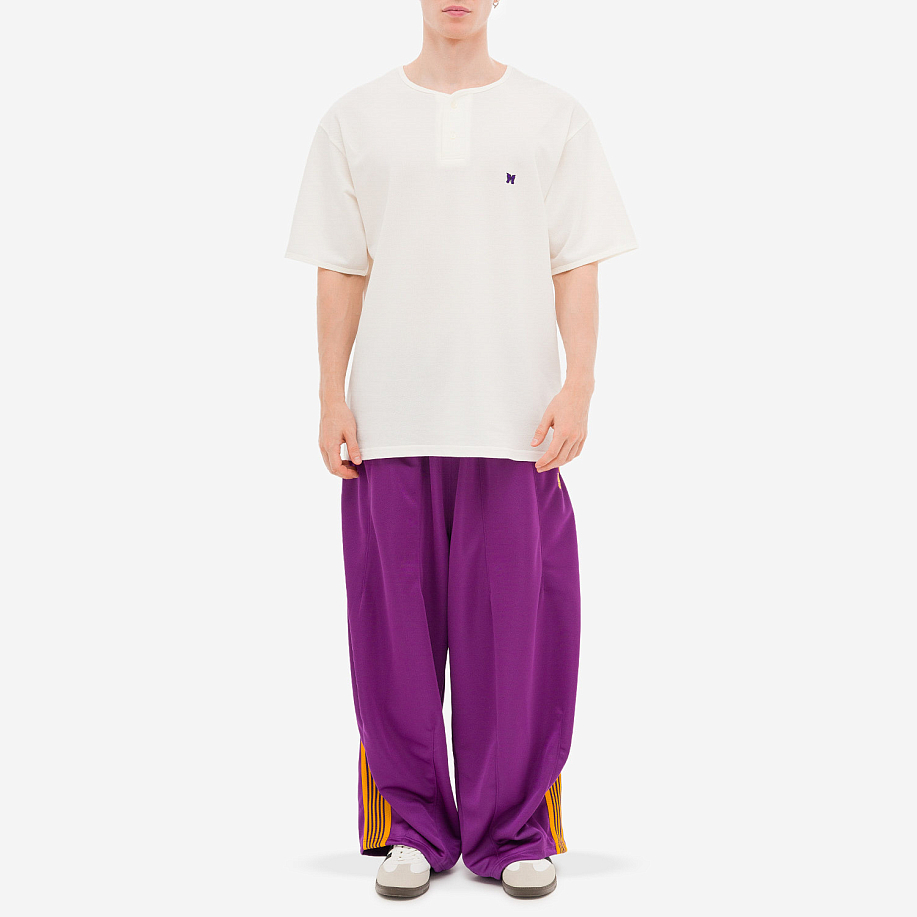 Футболка NEEDLES HENRY NECK TEE - COTTON PIQUE в интернет магазине Peakwww.peakstore.ru - 4 фото