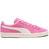 Низкие кеды PUMA SUEDE NEON POISON PINK-FROSTED IVORY