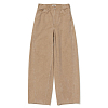 Брюки AURALEE WASHED ORGANIC CANVAS PANTS LIGHT BROWN