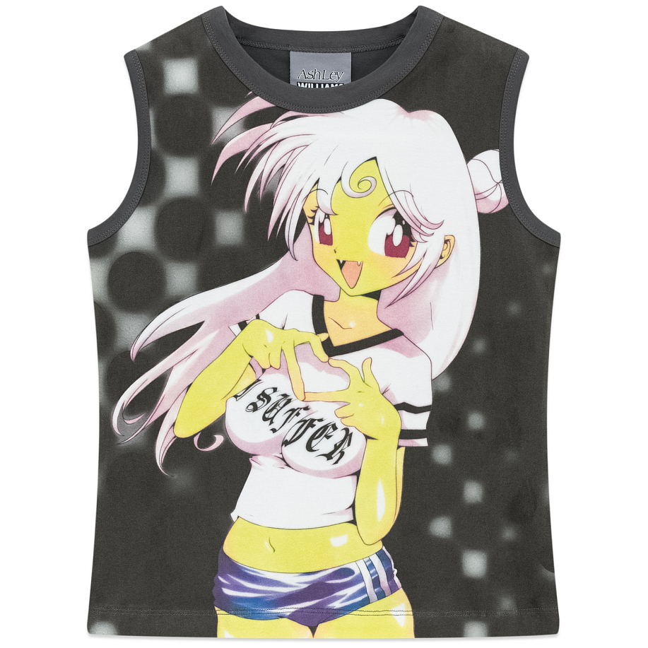 Майка ASHLEY WILLIAMS MANGA BABY VEST - 1 фото Майка ASHLEY WILLIAMS MANGA BABY VEST в интернет магазине Peakwww.peakstore.ru - 1 фото