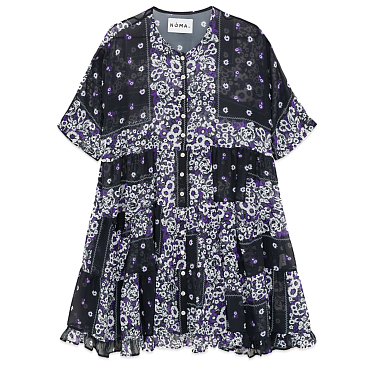 Платье Noma t.d. Chiffon Ruffled Dress FW25 