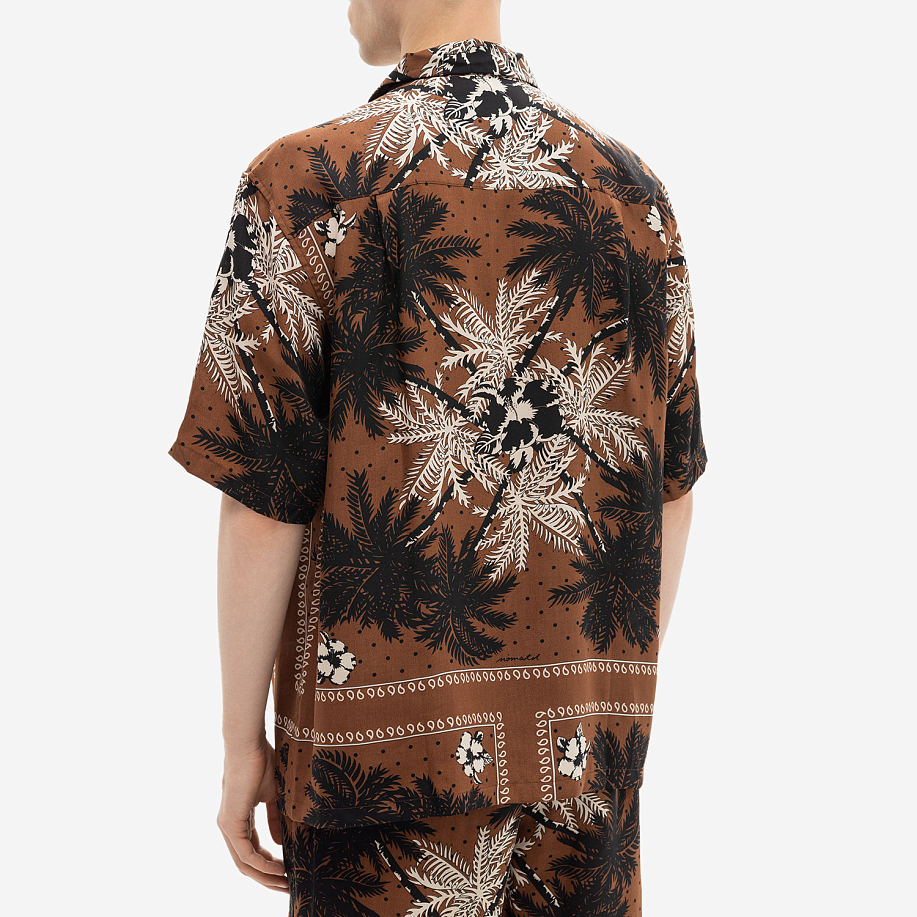 Рубашка NOMA T.D. SUMMER SHIRT PALM TREE - BROWN - 3 фото Рубашка NOMA T.D. SUMMER SHIRT в интернет магазине Peakwww.peakstore.ru - 3 фото