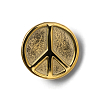 Значок NEEDLES PIN GOLD Peace