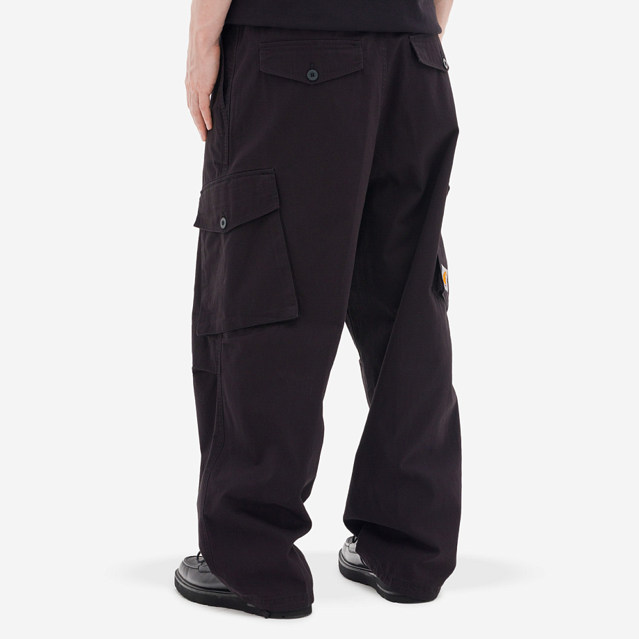 Брюки CARHARTT WIP UNIT PANT BLACK (STONE WASHED) - 3 фото Брюки CARHARTT WIP UNIT PANT в интернет магазине Peakwww.peakstore.ru - 3 фото