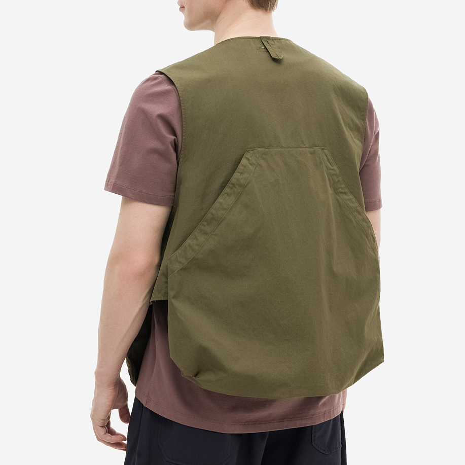 Жилет ENGINEERED GARMENTS FOWL VEST OLIVE - 3 фото Жилет ENGINEERED GARMENTS FOWL VEST OLIVE в интернет магазине Peakwww.peakstore.ru - 3 фото