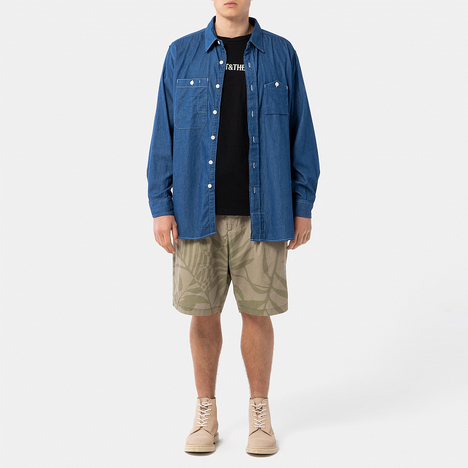 Рубашка ENGINEERED GARMENTS WORK SHIRT  COTTON DENIM SHIRTING в интернет-магазине Peak Conceptwww.peakstore.ru - 4 фото