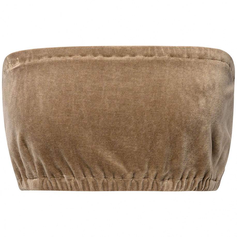 Топ AURALEE ORGANIC COTTON VELOUR BANDEAU LIGHT BROWN - 1 фото Топ AURALEE ORGANIC COTTON VELOUR BANDEAU в интернет магазине Peakwww.peakstore.ru - 1 фото
