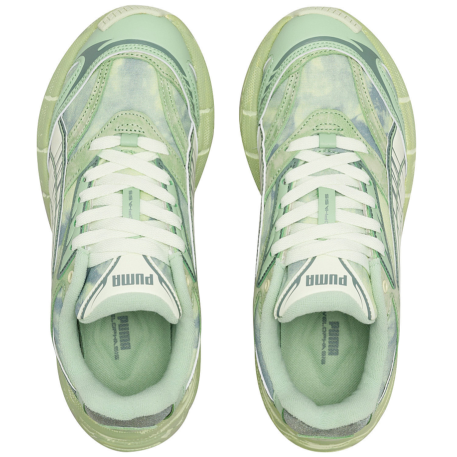 Кроссовки PUMA VELOPHASIS RETREAT YOURSELF WNS PURE GREEN-GREEN ILLUSION - 7 фото Кроссовки PUMA VELOPHASIS RETREAT YOURSELF WNS в интернет магазине Peakwww.peakstore.ru - 7 фото
