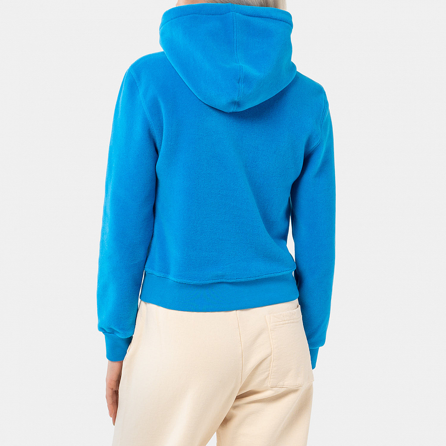 Толстовка SPORTY & RICH SERIF LOGO POLAR HOODIE в интернет магазине Peakwww.peakstore.ru - 3 фото