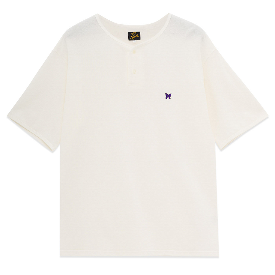 Футболка NEEDLES HENRY NECK TEE - COTTON PIQUE в интернет магазине Peakwww.peakstore.ru - 1 фото