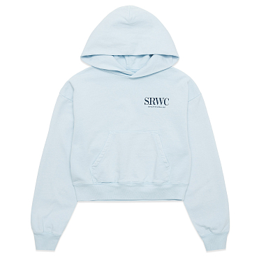 Толстовка Sporty & Rich Upper East Side Cropped Hoodie FW24 