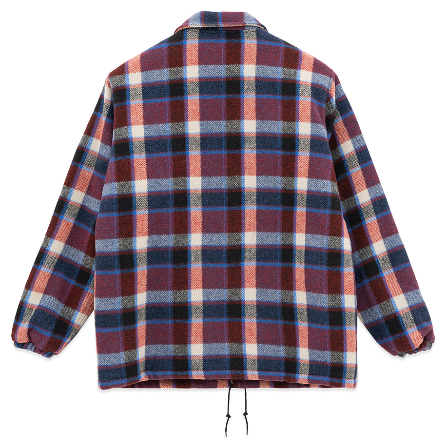 Куртка-рубашка SOUTH2 WEST8 COACH JACKET - WOOL MELTON PLAID в интернет магазине Peakwww.peakstore.ru - 24 фото