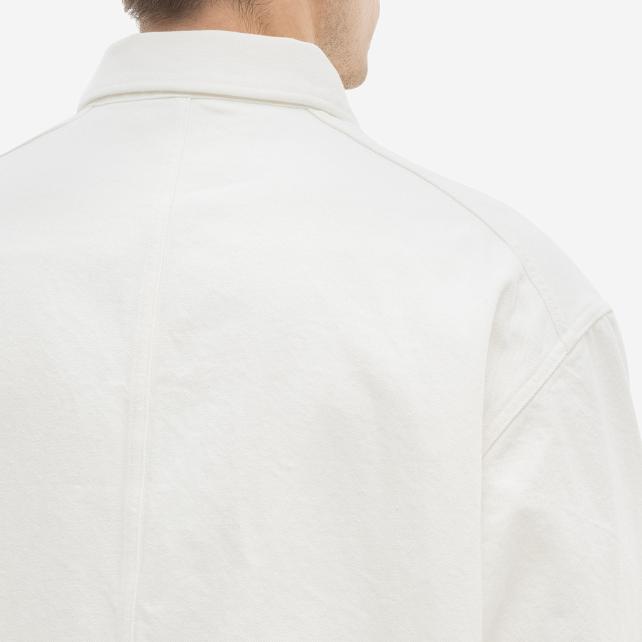 Куртка-рубашка YLEVE 12.5oz ORGANIC COTTON DENIM BZ White - 7 фото Куртка-рубашка YLEVE 12.5oz ORGANIC COTTON DENIM BZ в интернет магазине Peakwww.peakstore.ru - 7 фото