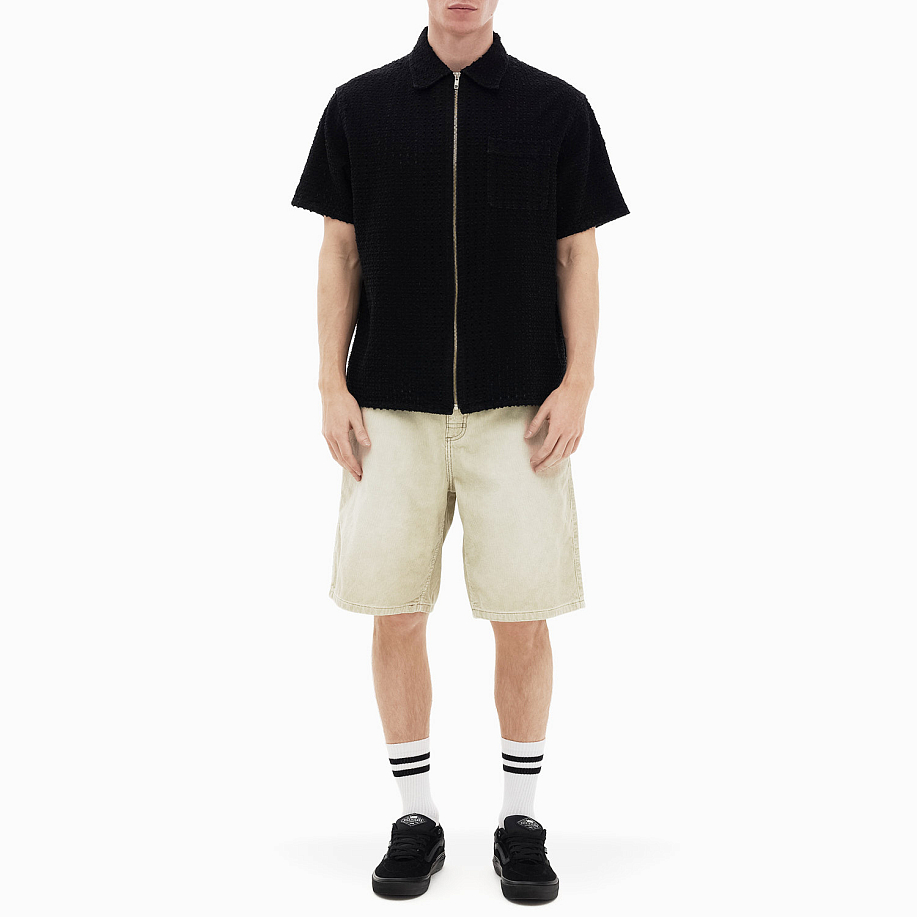 Рубашка THISISNEVERTHAT DAMAGED DENIM ZIP S/S SHIRT в интернет магазине Peakwww.peakstore.ru - 4 фото