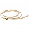 Ремень AURALEE LEATHER NARROW LONG BELT BEIGE