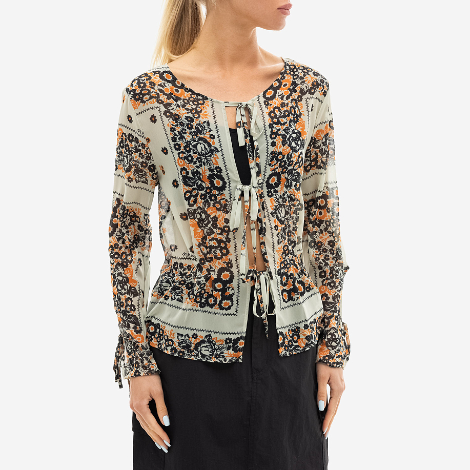 Блузка NOMA T.D. CHIFFON RIBBON BLOUSE в интернет магазине Peakwww.peakstore.ru - 2 фото