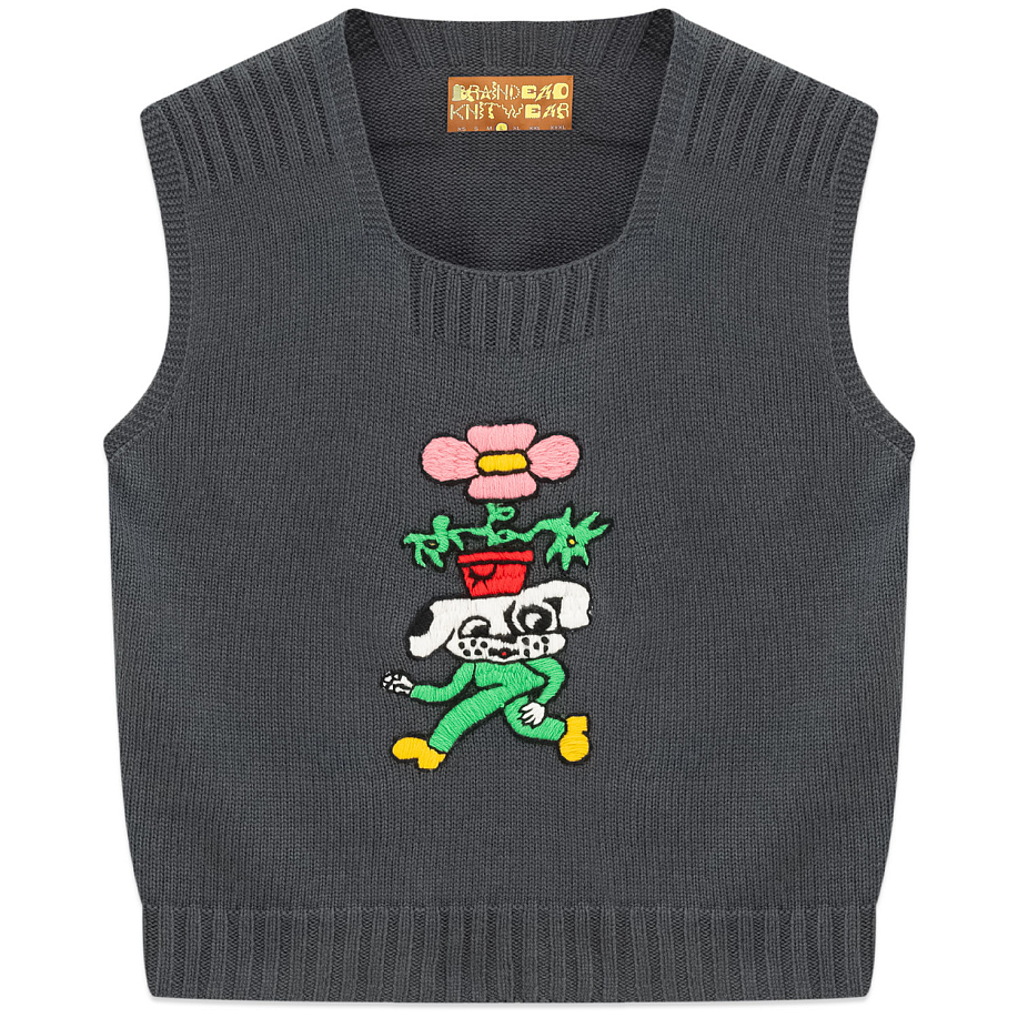 Жилет BRAIN DEAD SQUARE NECK VEST - 2 фото Жилет BRAIN DEAD SQUARE NECK VEST в интернет магазине Peakwww.peakstore.ru - 2 фото