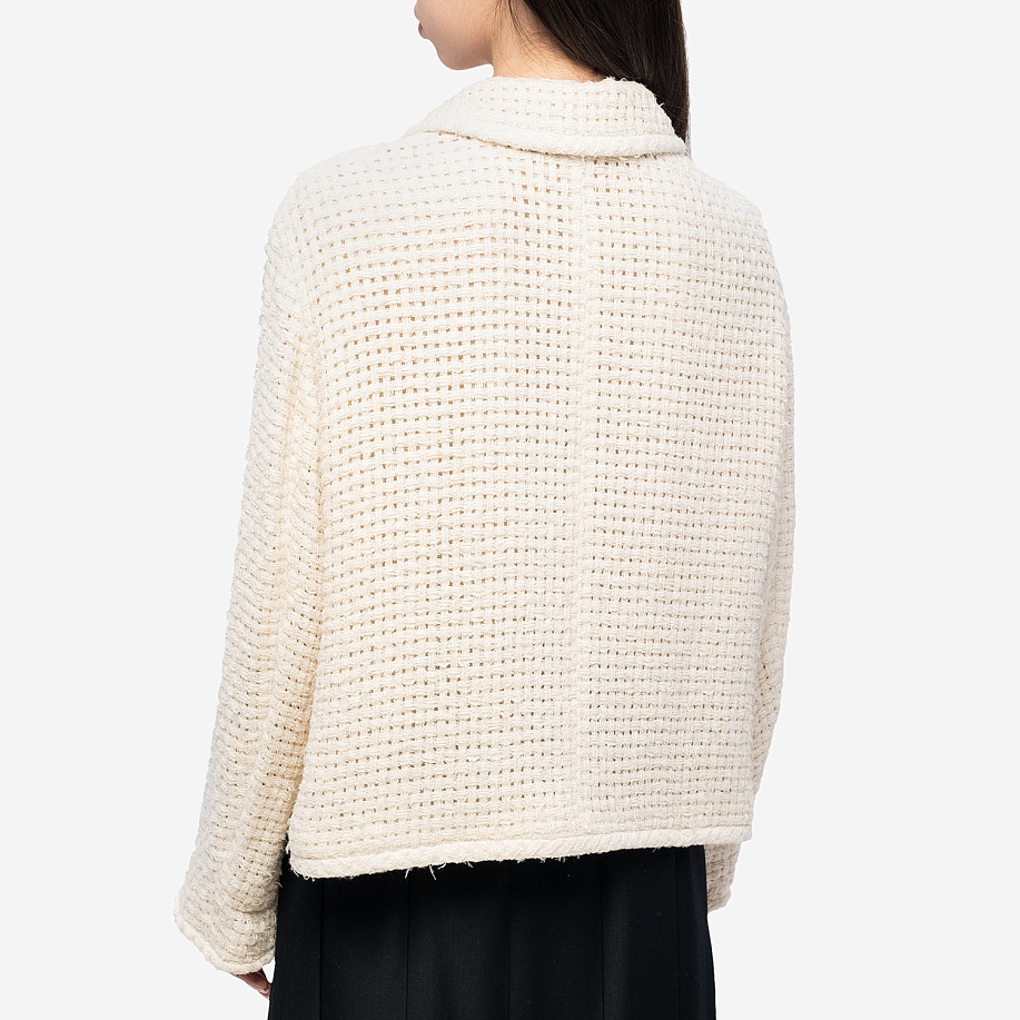 Кардиган AURALEE HOMESPUN SUMMER TWEED MESH BLOUSON в интернет магазине Peakwww.peakstore.ru - 3 фото