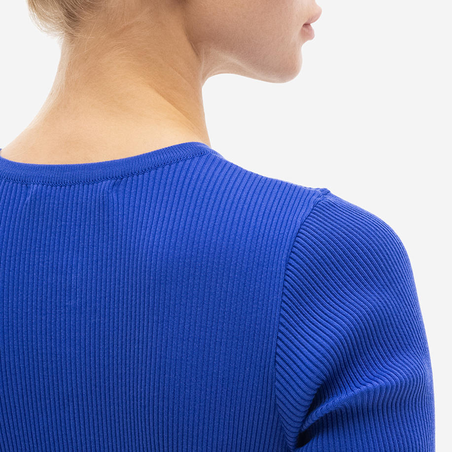 Футболка AURALEE GIZA HIGH GAUGE RIB KNIT TEE BLUE - 7 фото Футболка AURALEE GIZA HIGH GAUGE RIB KNIT TEE в интернет магазине Peakwww.peakstore.ru - 7 фото