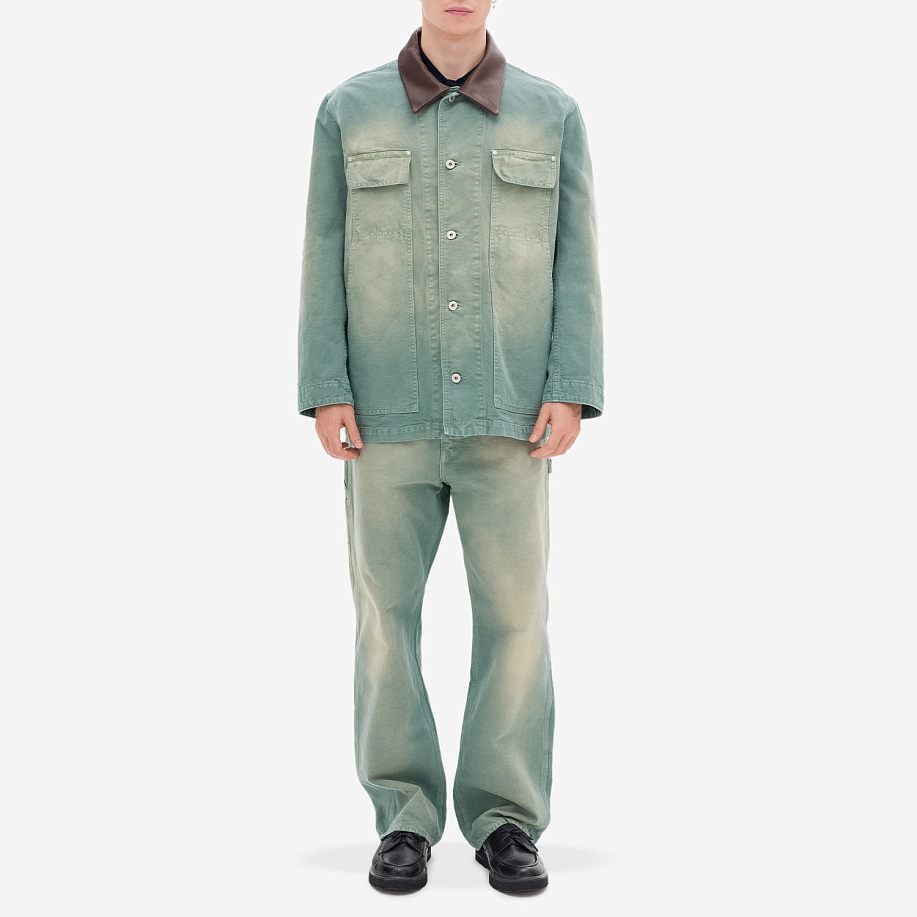 Куртка городская AURALEE ORGANIC COTTON DUCK BLOUSON в интернет магазине Peakwww.peakstore.ru - 4 фото