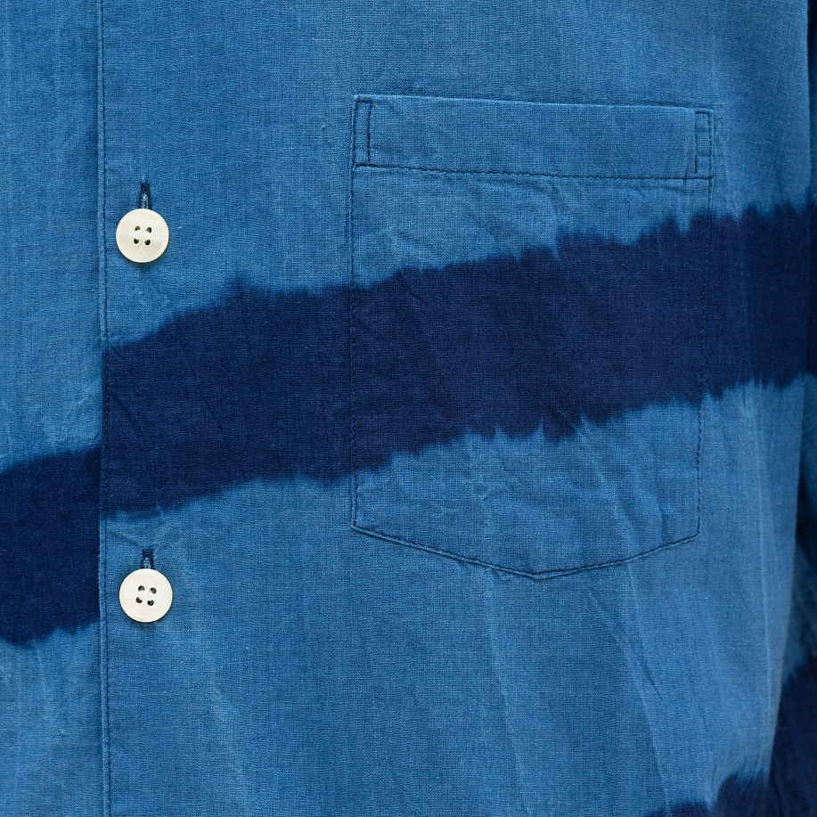 Рубашка NOMA T.D. HAND DYED INDIGO SHIRT в интернет-магазине Peak Conceptwww.peakstore.ru - 12 фото