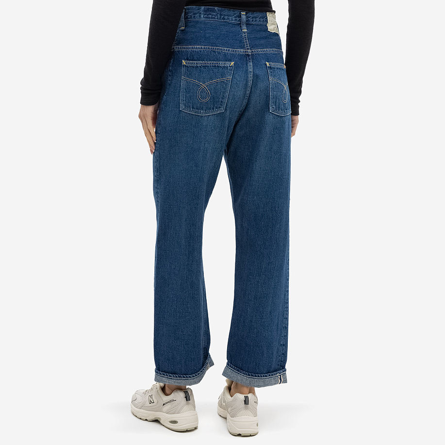 Джинсы ORSLOW HIGH WAIST SELVEDGE DENIM PANTS USED JASMIN в интернет магазине Peakwww.peakstore.ru - 5 фото