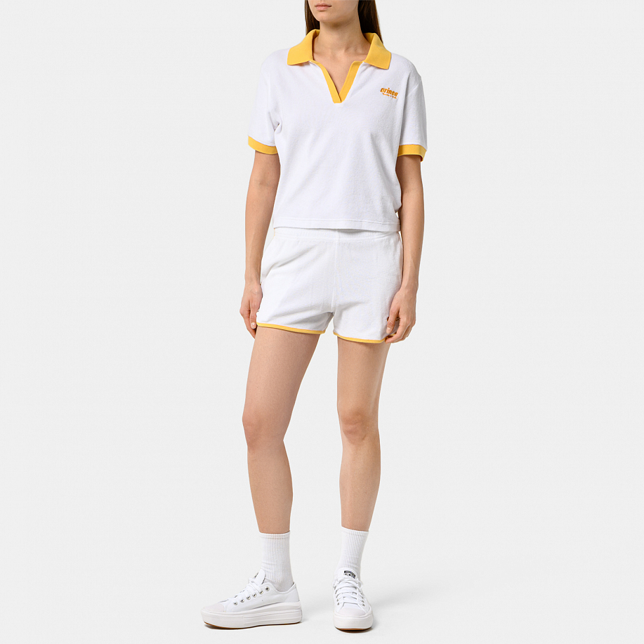Поло SPORTY & RICH PRINCE SPORTY SPONGE POLO WHITE, YELLOW - 4 фото Поло SPORTY & RICH PRINCE SPORTY SPONGE POLO в интернет магазине Peakwww.peakstore.ru - 4 фото