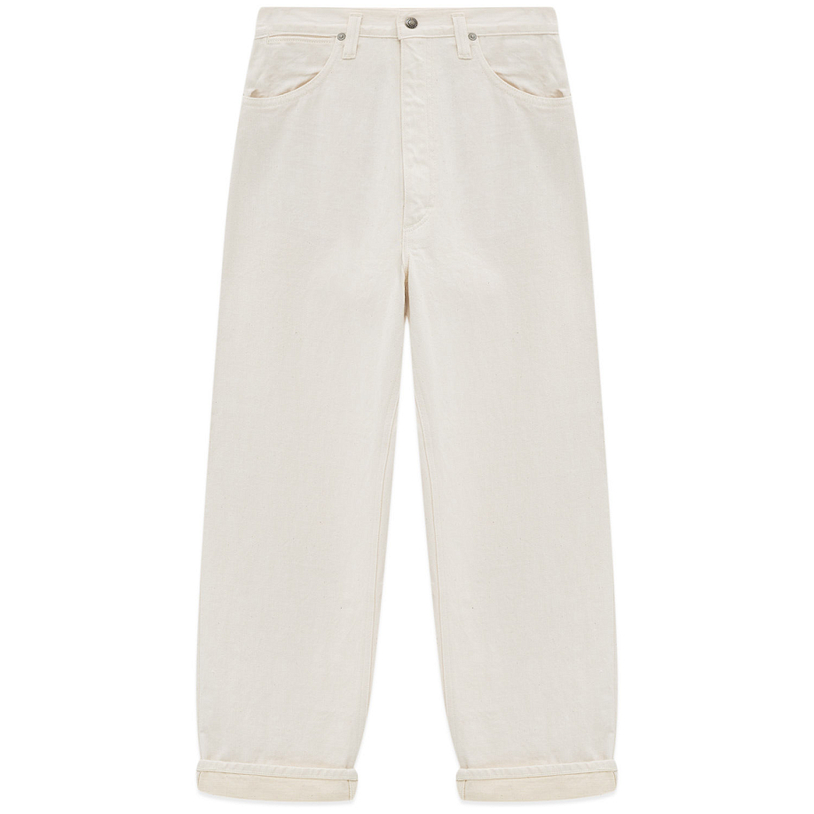Джинсы ORSLOW HIGH WAIST SELVEDGE WHITE DENIM PANTS JASMIN в интернет-магазине Peak Conceptwww.peakstore.ru - 1 фото