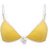 Купальник верх SPORTY & RICH SRC BIKINI TOP Sunshine Yellow White