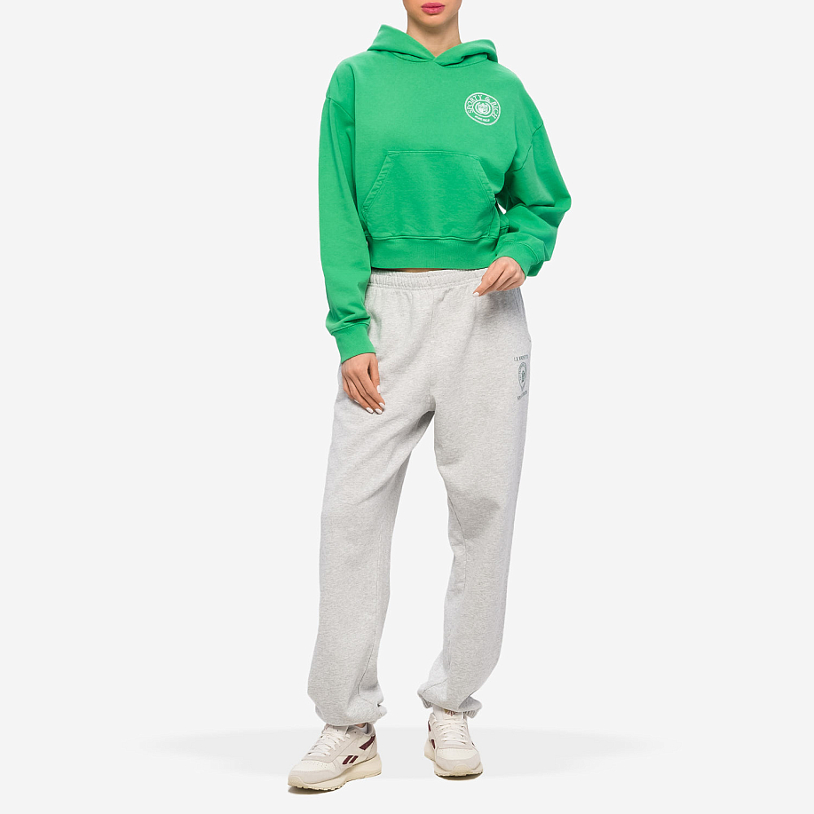 Толстовка SPORTY & RICH CONNECTICUT CREST CROPPED HOODIE в интернет магазине Peakwww.peakstore.ru - 4 фото