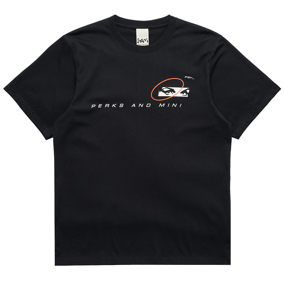 Футболка PERKS AND MINI EYES ARE THE WINDOWS SS TEE BLACK - 1 фото Футболка PERKS AND MINI EYES ARE THE WINDOWS SS TEE в интернет магазине Peakwww.peakstore.ru - 1 фото