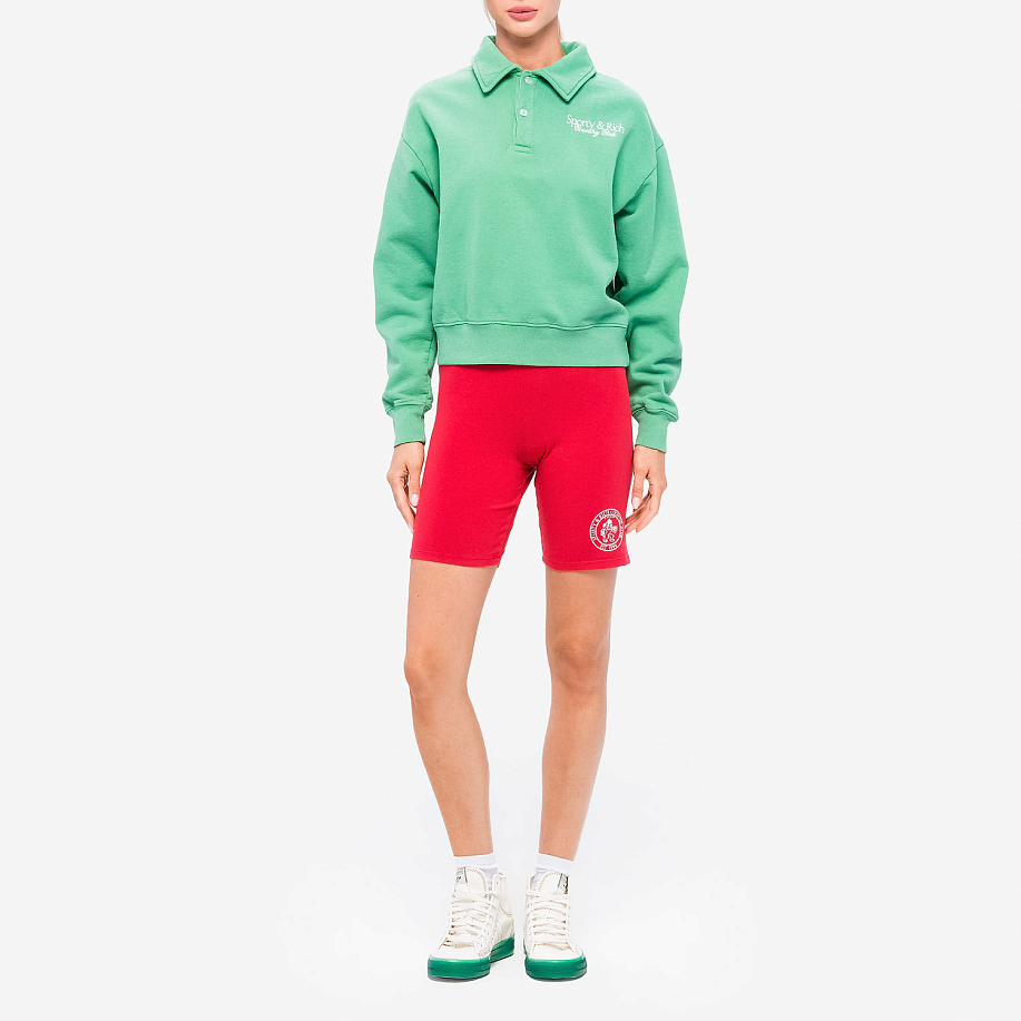 Велосипедки SPORTY & RICH LION CREST BIKER SHORT - 6 фото Велосипедки SPORTY & RICH LION CREST BIKER SHORT в интернет магазине Peakwww.peakstore.ru - 6 фото
