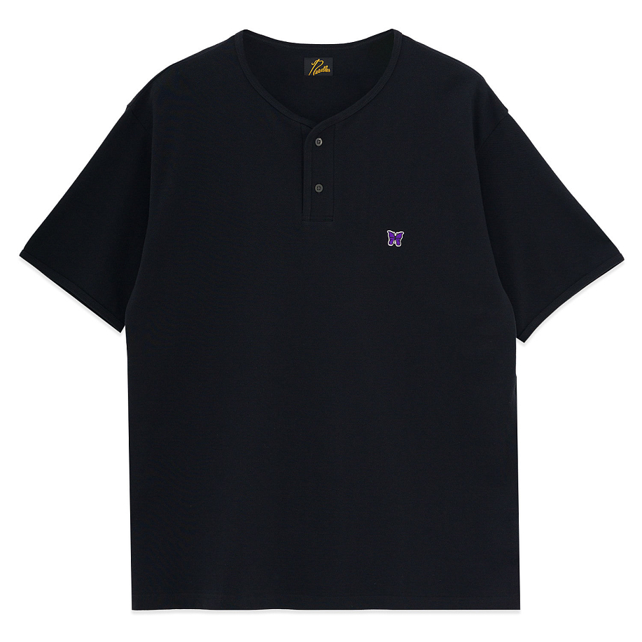 Футболка NEEDLES HENRY NECK TEE - COTTON PIQUE в интернет магазине Peakwww.peakstore.ru - 11 фото