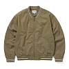 Бомбер THISISNEVERTHAT FADED STADIUM JACKET BEIGE