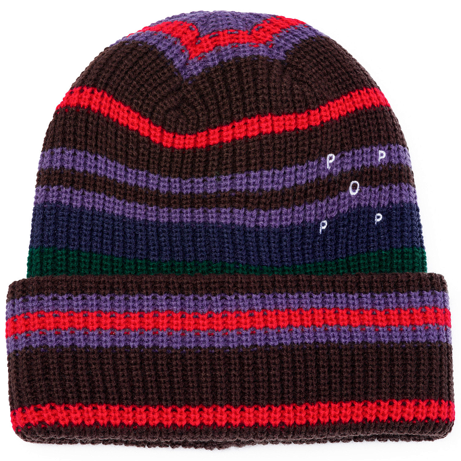 Шапка POP TRADING COMPANY STRIPED BEANIE - 1 фото Шапка POP TRADING COMPANY STRIPED BEANIE в интернет магазине Peakwww.peakstore.ru - 1 фото