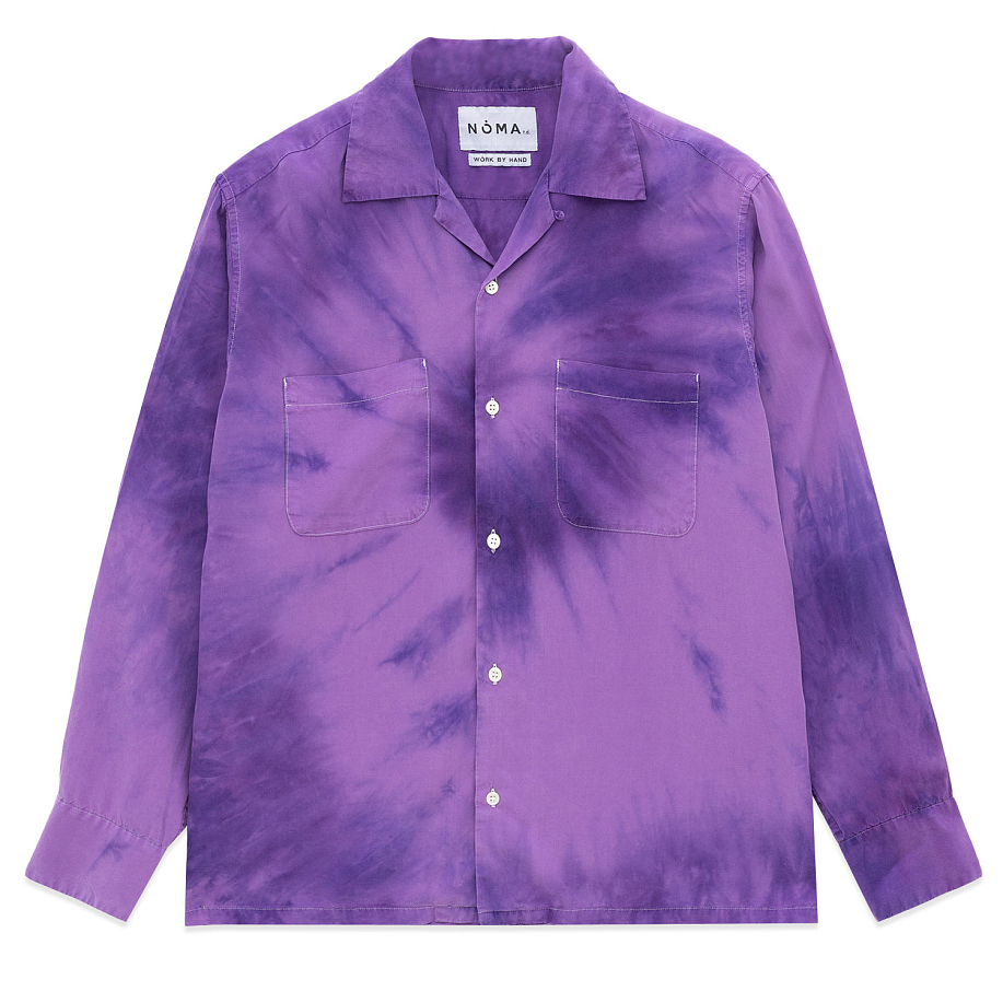 Рубашка NOMA T.D. HAND DYED OPEN COLLAR SHIRT в интернет-магазине Peak Conceptwww.peakstore.ru - 1 фото