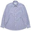 Рубашка SPORTY & RICH SRC OVERSIZED SHIRT White/Navy Stripe